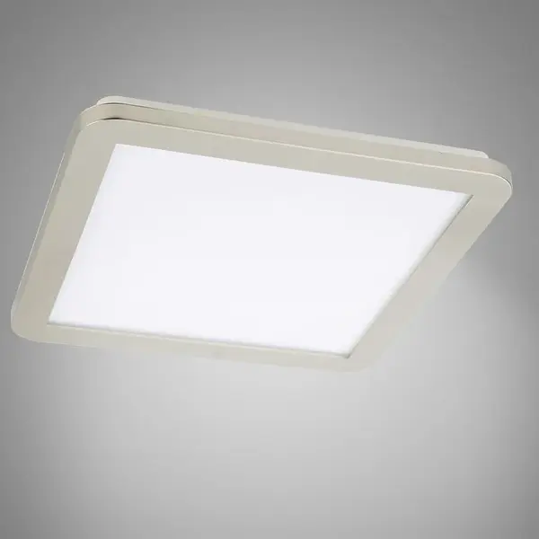 Stropné svietidlo LED Nexit 30x30 cm 18W IP44 satén+biela 3000k