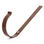 Žlabový hák rovný 125 mm Bryza hnědá