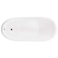 Volně stojící vana Otylia 170/77 černé nohy