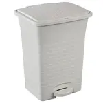 Odpadkový koš s pedálem  cotton 10l 1410 bílá antik