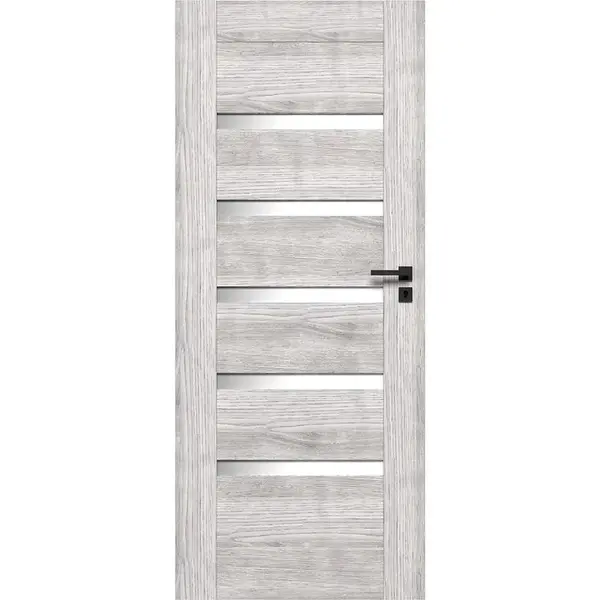 Interiérové dveře Enzo 5*5 80L dub stříbrný  352