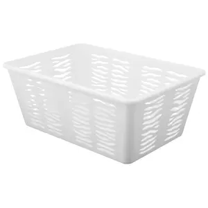 Košík "Zebra" 1704 bílý Branq