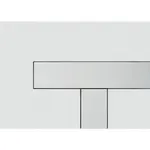 Tlačidlo Los alpská biela/lesklý chróm 16.733.00.0014