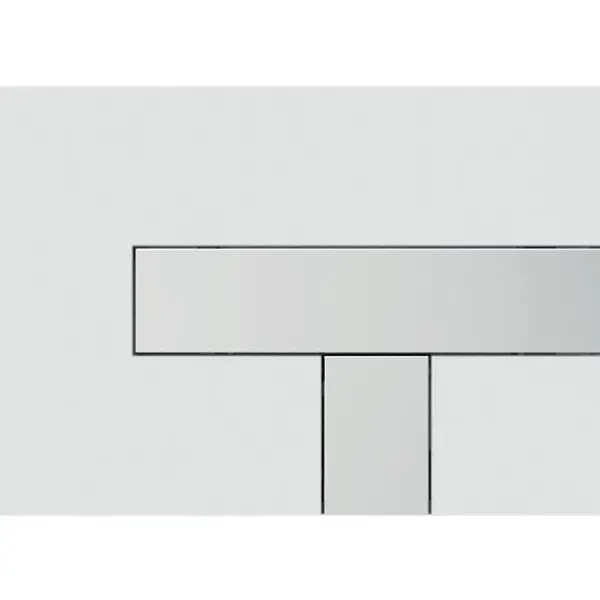 Tlačidlo Los alpská biela/lesklý chróm 16.733.00.0014