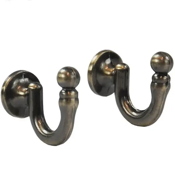 Háčik na zavesenie záclon zlatý