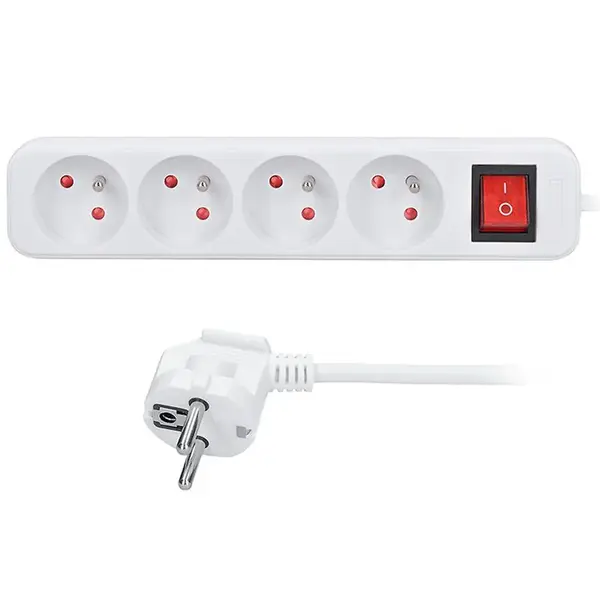 Prodlužovací přívod 4Z 3x1 mm2 vypínač délka 3 m