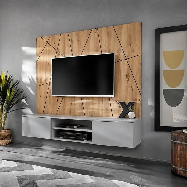 Obývacia stena Xari Pgas Xr G2 Perla Gray/Artisan