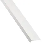 Profil uholníkový samolepiaci PVC biely matný 19.5x7.5x1000