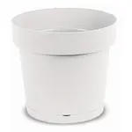 Kvetináč Melrose Glamour 18x17h 2,5lt Biely Mgw18