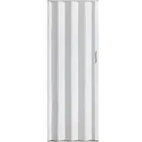 Shrnovací dveře Accordion javor bílý 049