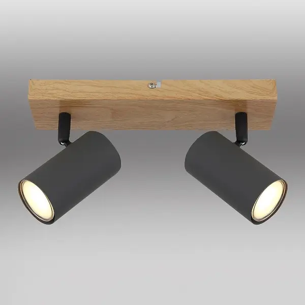 Stropné bodové svietidlo  57911-2G grafit LS2