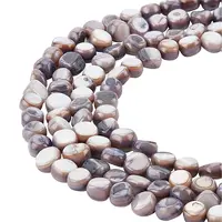 5 Strands Natural Freshwater Shell Beads Strands