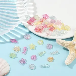 250Pcs 50g Transparent Acrylic Beads