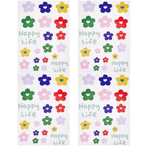 PVC Self Adhesive Flower Car Sticker