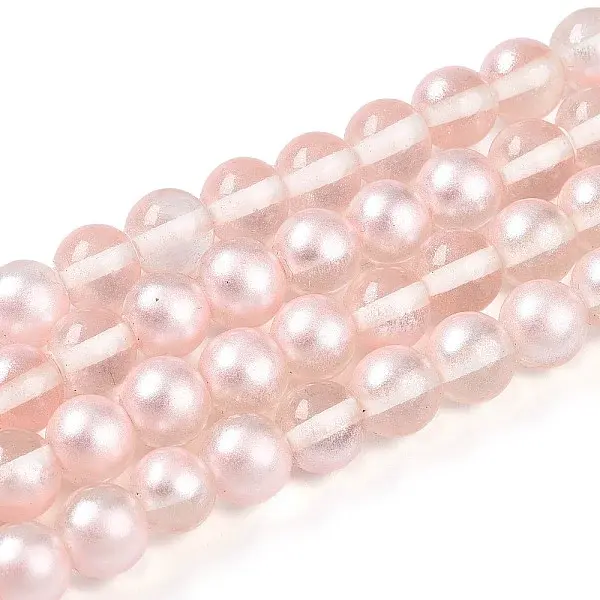 Baking Painted Transparent Glass Beads