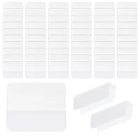 200Pcs Transparent Self Adhesive Hang Tabs
