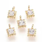 Brass Cubic Zirconia Pendants
