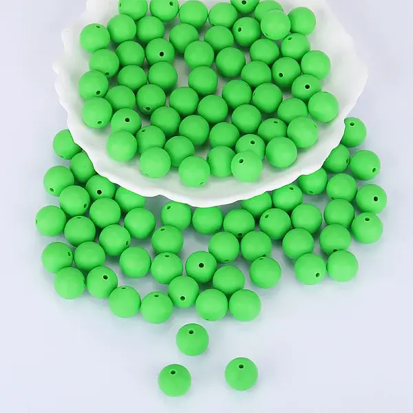 Round Silicone Focal Beads