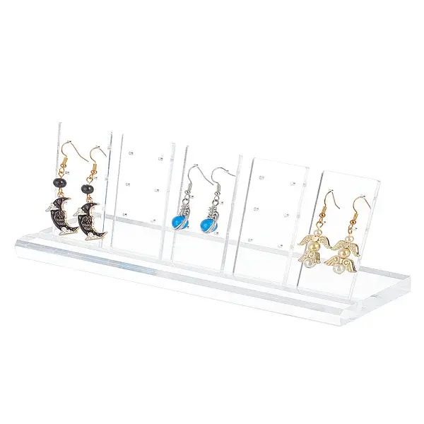 Transparent Acrylic Earring Display Stands
