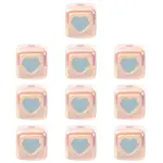 10Pcs Opaque Acrylic Enamel Beads