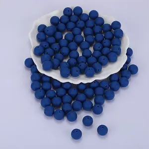 Round Silicone Focal Beads