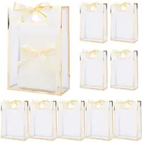 12Pcs Rectangle Plastic Gift Bags