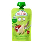 FRUCHTBAR BIO Ovocné vrecko s jablkom, hruškou a prosom 100 g
