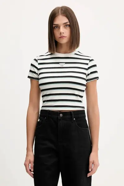 Tričko Guess Originals dámské, béžová barva, W5GI57 J1314