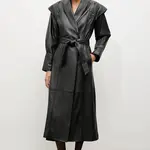 Kožený kabát Answear.LAB