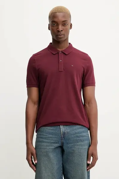 Tommy Jeans polo pánské bavlněné