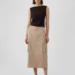 GAP Midi Skirt with Pockets Utility Cargo - Ladies