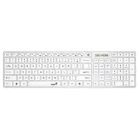 Genius SlimStar 126 COPILOT, klávesnice CZ/SK, klasická, drátová (USB), bílá