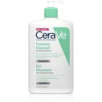 CeraVe Cleansers Foaming Cleanser čiastiaci penivý gél pre normálnu až mastnú pleť 1000 ml