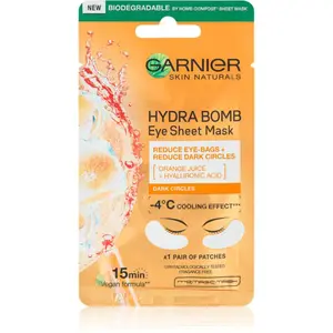 Garnier Textil Masks Hydra Bomb povzbudzujúca očná maska 6 g