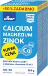 VITAR Calcium + Magnézium + Zinok + vitamíny D3 a K1 150 tabliet