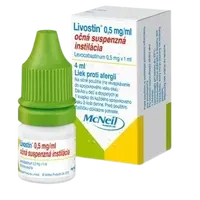 LIVOSTIN 0,5 mg/ ml očné kvapky 4 ml