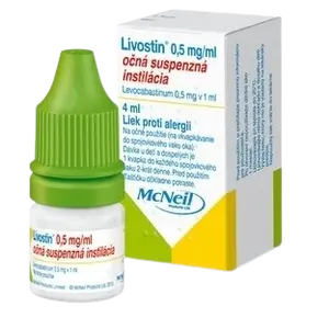 LIVOSTIN 0,5 mg/ ml očné kvapky 4 ml