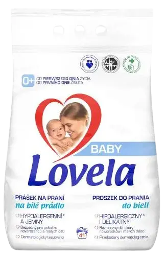 LOVELA Baby Prášok na pranie na bielu bielizeň 4.1 kg