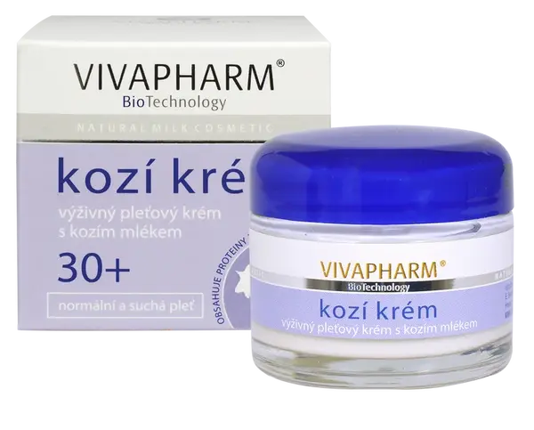 VIVAPHARM Kozí výživný pleťový krém 50 ml