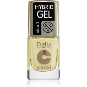 Delia Cosmetics Coral Nail Enamel Hybrid Gel gélový lak na nechty odtieň 137 11 ml