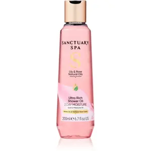 Sanctuary Spa Lily & Rose Natural Oils ošetrujúci sprchový olej 200 ml