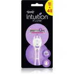 Wilkinson Sword Intuition Flow Hybrid dámsky holiaci strojček náhradné čepieľky 4 ks