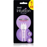 Wilkinson Sword Intuition Flow Hybrid dámsky holiaci strojček náhradné čepieľky 4 ks