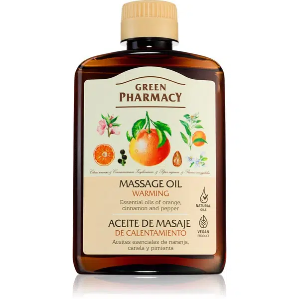 Green Pharmacy Essential oils of Orange Massage Oil hrejivý masážny olej 200 ml