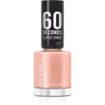 Rimmel 60 Seconds Super Shine lak na nechty odtieň 112 Almost Apricot 8 ml