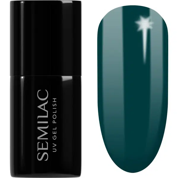 Semilac UV Hybrid Winter Collection gélový lak na nechty s použitím UV/LED lampy odtieň 606 Cool Green 7 ml