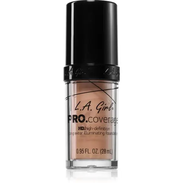 L.A. Girl Cosmetics PRO. Coverage rozjasňujúci tekutý make-up odtieň Fair 28 ml
