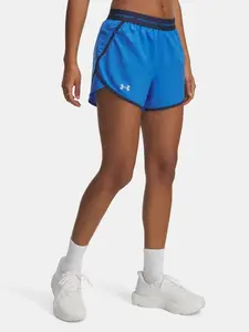 Women's shorts Under Armour UA Fly By 3'' Novelty Short-BLU - Women's