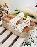 Resti Royalfashion Women's Olcana platform flip-flops