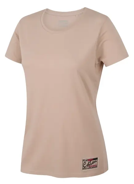 Husky  Tee Base L beige, M Dámske bavlnené tričko